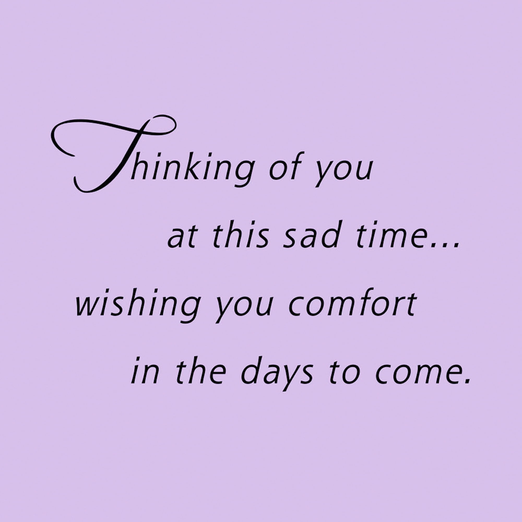 Hallmark Sympathy Card (Our Loved Ones Are in Our Hearts Forever)