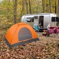 thumbnail image 7 of Ktaxon Orange Waterproof Automatic Pop up Oxford Tent for Single Person, 7 of 7