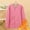 Pink, variant on Plus Size Thermal Underwear Tops for Women Fleece Lined Button Quilted Jacket Winter Long Sleeve Base Layer Coat Pink XXXL