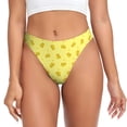 thumbnail image 1 of Balery Cheese 1 Tangas de Algodón para Mujer con Estampado – Ropa Interior Sexy, Transpirable, G-string-XX-Large, 1 of 6