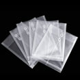thumbnail image 5 of 24 Pack Clear Plastic Envelopes Envelopes Expandable Files Document Folders with Button & String Tie Closure A4, 5 of 8
