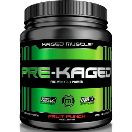 Kaged Muscle  Pre-Kaged  Pre-Workout Primer  Fruit Punch  1 41 lbs  640