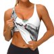 thumbnail image 3 of Fotbe Moose Kissing Under Mistletoe Sujetador Deportivo Largo sin Aros para Mujer con Almohadillas y Soporte Medio, Transpirable y Absorbente, Camiseta Tipo Chaleco o Tank Top-X-Large, 3 of 8