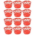 thumbnail image 1 of 12pcs Plastic Egg Embalse Basking Fruit Soporte Holder Hollow-Out Cesta para Supermercado, 1 of 8