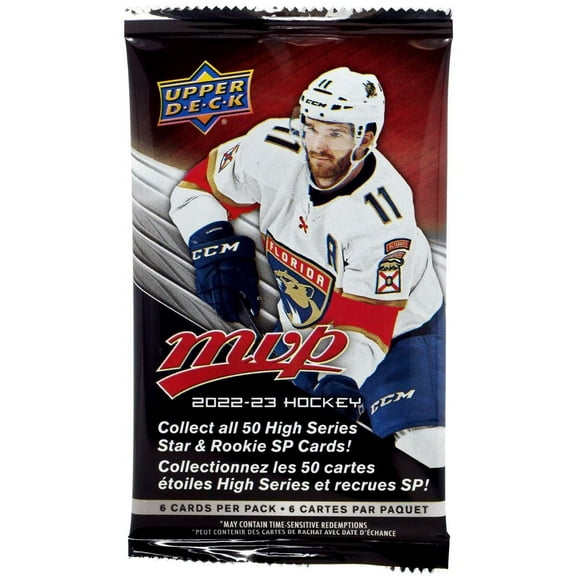 NHL Upper Deck 2022-23 MVP Hockey Trading Card GRAVITY FEED Pack