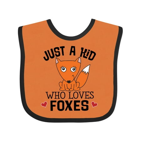 

Inktastic Fox Lover Funny Foxes Gift Baby Boy or Baby Girl Bib