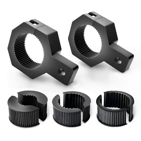 - Nilight 2PCS LED Off-Road Light Tube Clamp Roof Roll Cage Holder Mounting Bracket Kit, 2 Years Warranty