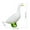 White, variant on Goose Statue, White Goose Figurine, Ornament Desktop Figurines Decoration, for Garden, Patio, Entryway, Farm Craft Decoration