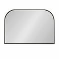 thumbnail image 6 of Kate and Laurel Caskill Modern Arch Wall Mirror, 36 x 24. Black, Wide Framed Mirror for Wall Decor, 6 of 8