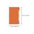 thumbnail image 3 of HOOWIFFY Paper Binder Dividers Assorted Color 30Pcs 6.8x4.1In, 3 of 6