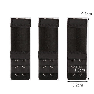 3PCS Hooks Bra Extender for Women‘s Elastic Bra Extension Strap Hook Clip Expander Adjustable Belt Buckle Intimates LUHAN