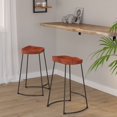 thumbnail image 1 of vidaXL Gavin Bar Stools 2 pcs 45x40x63 cm Solid Wood Mango, 1 of 5