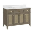 thumbnail image 4 of Nicole Curtis Northville 48" Vanity in Rustic Taupe Oak with Pure White Top, 4 of 17