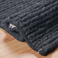 thumbnail image 6 of Superior Aero Hand-Braided Wool Indoor Area Rug, 8' x 10', Black, 6 of 9