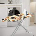 thumbnail image 2 of HELLHERO Ironing Board Cover Protector Black Cat Chrysanthemum Iron Board Cover Applicable Standard Size 15x54 Inch Scorch Resistant(Only Covers), 2 of 5