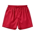 thumbnail image 4 of Girls Shorts Satin Elastic Waisted Casual Comfy Lounge Short with Bowknot Summer Sleepwear Size 5-14, 4 of 7