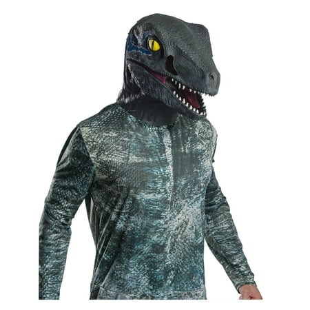 Jurassic World: Fallen Kingdom Deluxe Velociraptor Adult Overhead Latex Mask Halloween Costume Accessory