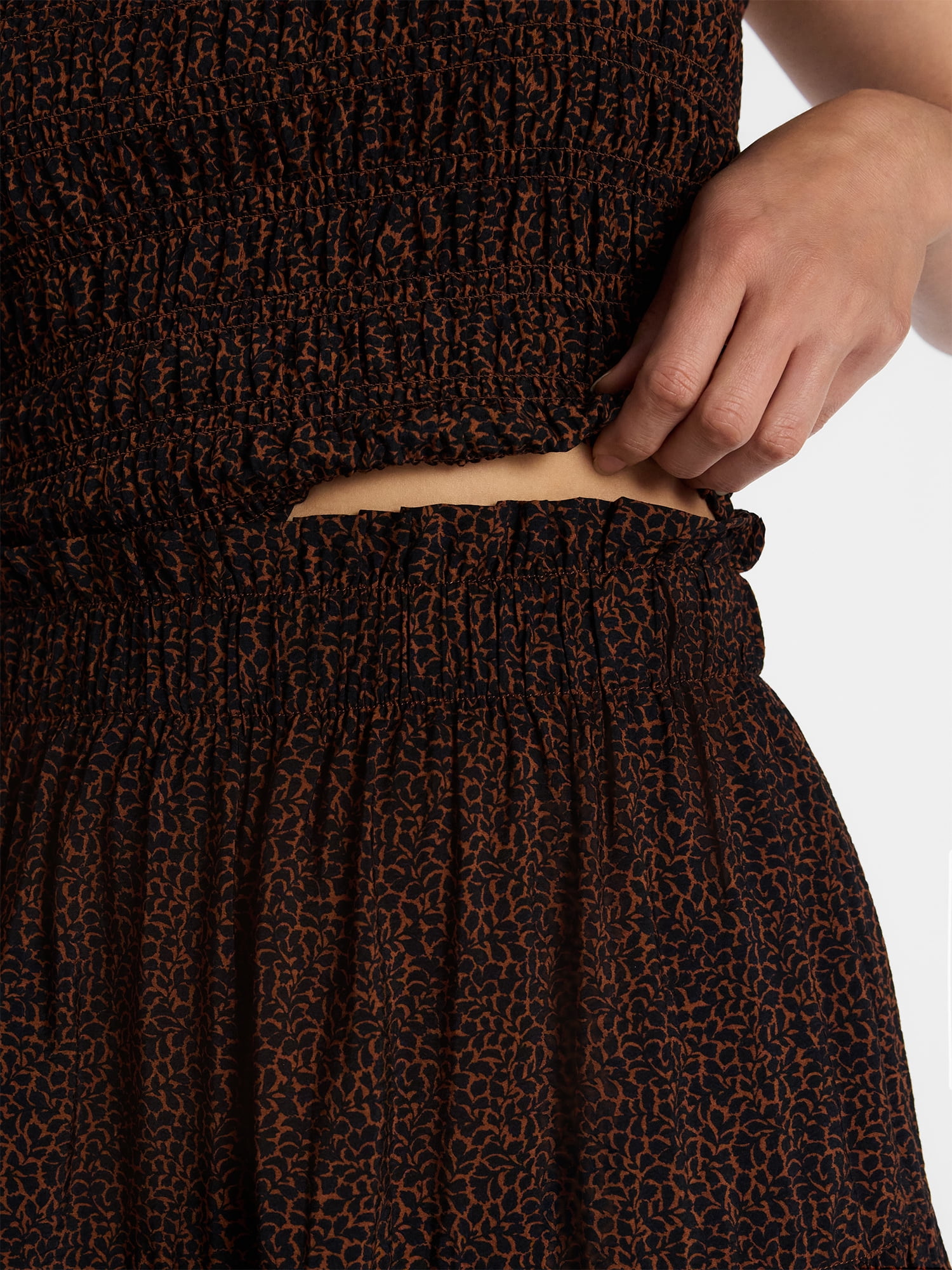 Time and Tru Women’s Tiered Maxi Skirt, Sizes XS-XXXL