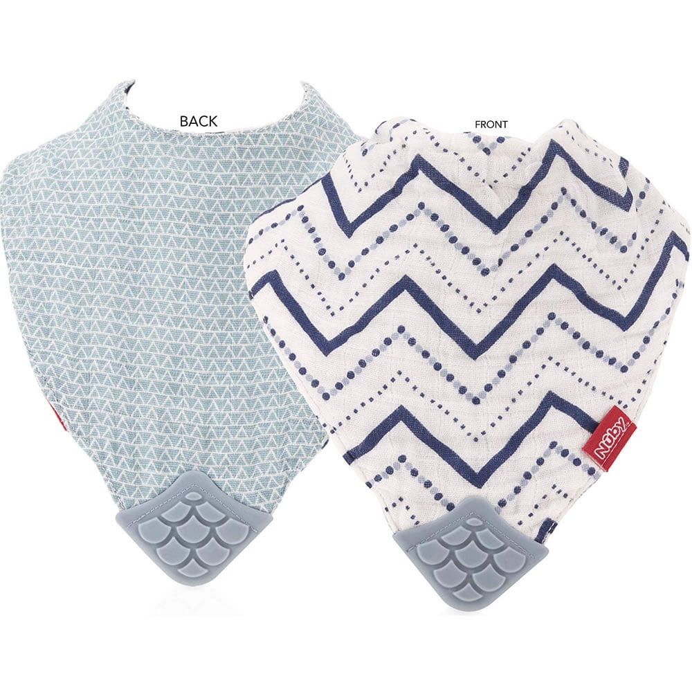 nuby cotton muslin bib