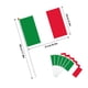 thumbnail image 2 of Banderas de mano AhfuLife Italia, 15 piezas, 14 x 21 cm, con asta, 2 of 6