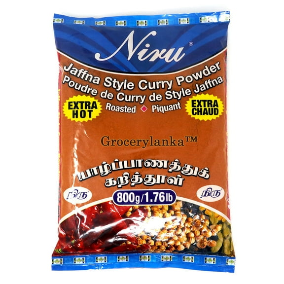 Niru Jaffna Extra Hot Curry Powder (Roasted) 800g