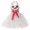 Z4 White, variant on REDARER Girls Halloween Pumpkin Cosplay Tutu Dress with Witch Hat and Pumpkin Candy Bag for Stage Performance Trick or Treat Fancy Dress Party Outfit,2-3 Years