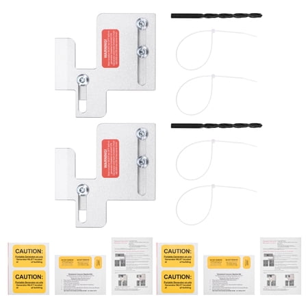 Uxcell 2 PackGenerator Interlock Kit, ETN200 150/200A Breaker Panel, 1"-7/16" 1"-1/4" Spacing Between Main and Branch Breakers for Generator Control Transfer Switch Power Outage Backup