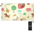 thumbnail image 2 of GZHJMY Farm Animal Cartoon Beach Towel Quick Dry Absorbent Bath Towels Sandproof Lightweight Towel for Gym Yoga Sports Swimming - 31x71in Bath Towels, 2 of 7