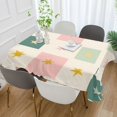 thumbnail image 2 of Yayeee Tablecloths 60" x 108" Rectangle Wrinkle Resistant Party Table Cover, Beige Abstract, 2 of 8