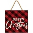 thumbnail image 1 of Hanging Sign Merry Christmas Red 7", 1 of 1