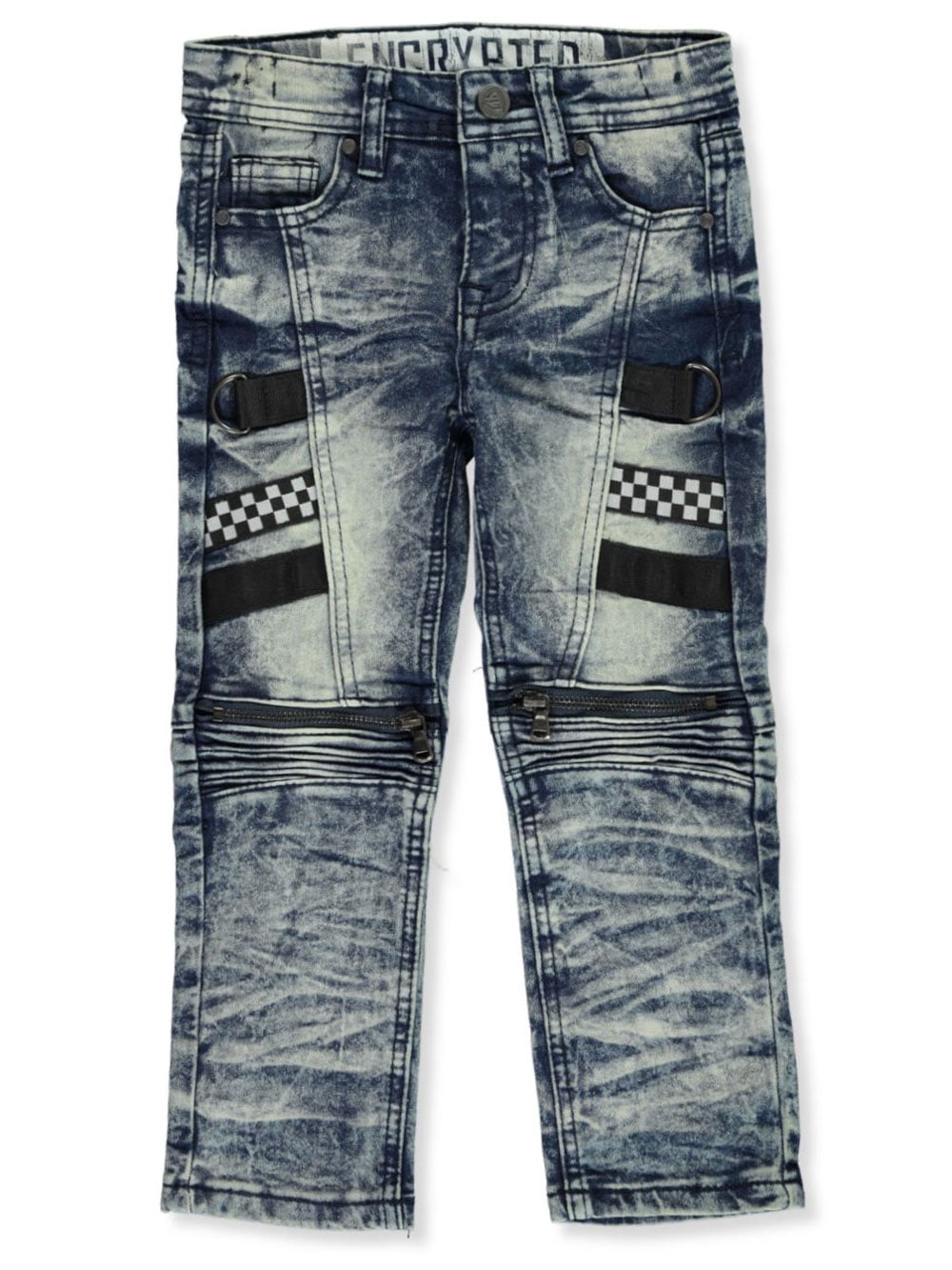 tape slim jeans