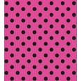 thumbnail image 3 of Ambesonne Hot Pink Duvet Cover Set, Pop Art Inspired Dots, Twin, Hot Pink Black, 3 of 3