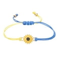 thumbnail image 1 of TIMIFIS Bracelets Ukrainian Yellow Blue Bracelet Set Rope Bracelet String Thread Bracelets Bracelet With Natural Crystal Bracelet Valentine'S Day Gift, 1 of 2