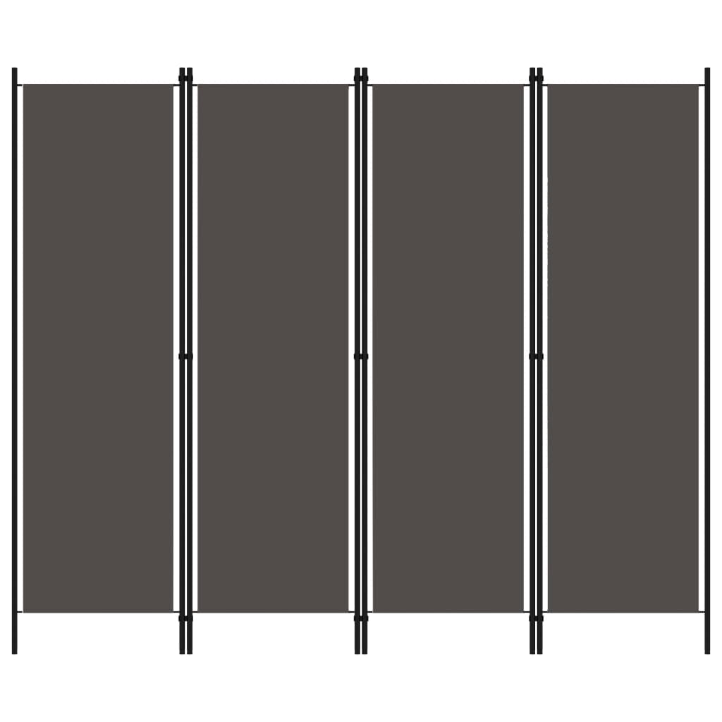 vidaXL Room Divider Freestanding Folding Privacy Screen for Room Separation