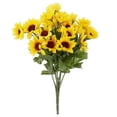 thumbnail image 5 of 4pc Silk Sunflower Bushes - for Fall Decor - Factory Direct Craft, 5 of 5