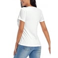 thumbnail image 2 of Camiseta de mujer con diseño de huevo de Pascua de Parasaurus, EGGASAURUS, ajuste cómodo, 220 g de algodón puro, cuello redondo informal, ideal para excursiones con estilo y diversión al aire libre. P, 2 of 6