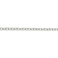 thumbnail image 2 of Sterling Silver 3.4mm Oval Cable Chain (16 X 3.4) Made In India qfc72-16, 2 of 5