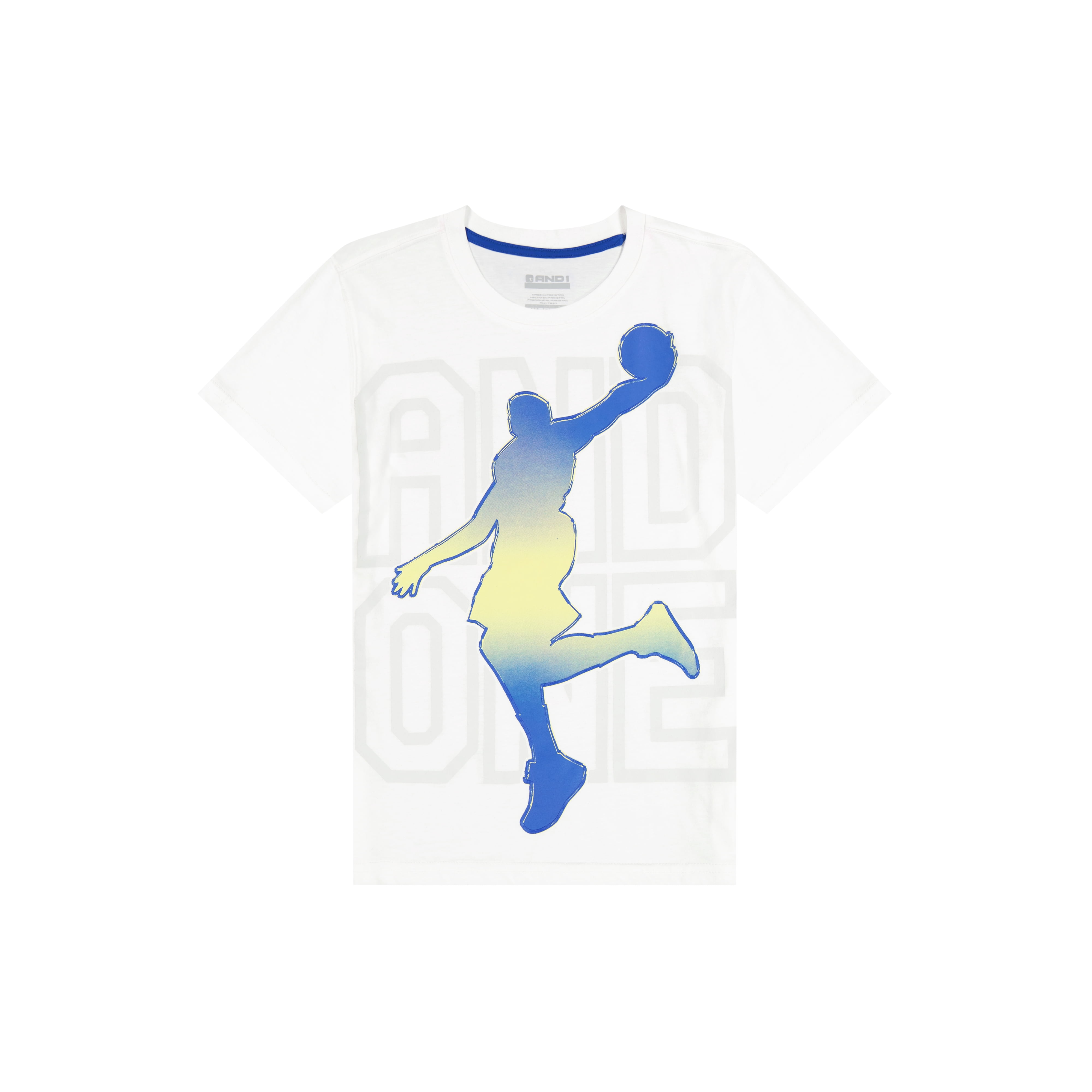 AND1 Boy’s Short Sleeve Graphic T-Shirt, Sizes 4-18