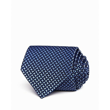 Designer Brand Navy Geometric Squares Neat Men's Neck Tie