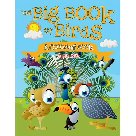 The Big Book of Birds (A Coloring Book) (Paperback)