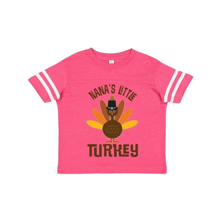 

Inktastic Thanksgiving Nana Little Turkey Gift Toddler Boy or Toddler Girl T-Shirt