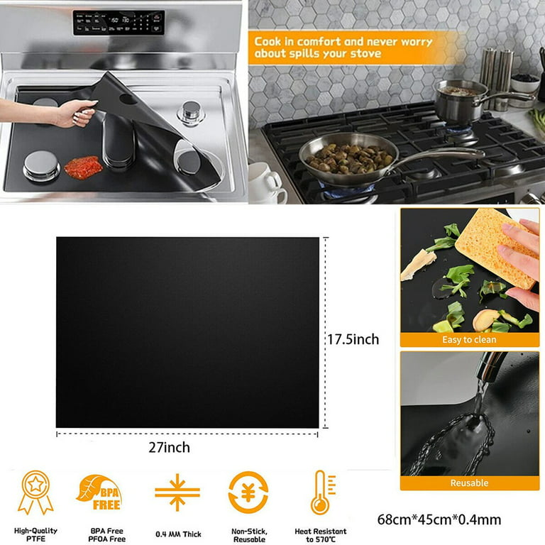 1PC Stove Protective Cover Gas Stove Protector Kitchen Accessories Cooker Cover  Stove Top Protector Cleaning Pad Lining Cover