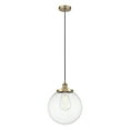 thumbnail image 4 of Innovations Lighting  Beacon - 1 Light 14" Cord Hung Mini Pendant Clear/Antique Copper, 4 of 5