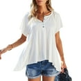 thumbnail image 4 of Sngxgn T-Shirt Crewneck Tee, Classic Fit T-Shirt for Women(White,M), 4 of 7