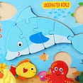 thumbnail image 4 of Juguetes educativos tempranos Rompecabezas de animales de madera Regalo ideal Rompecabezas 3D para niños niñas, 4 of 8