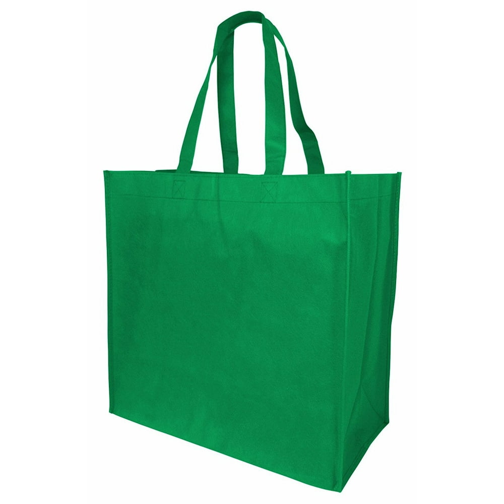 TBF Reusable Grocery Bags Reinforced Handle Foldable Large Heavy Duty
