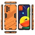 thumbnail image 2 of Sanimore for Samsung Galaxy A53 5G 6.5" 2022 Armor Protective Cover Rugged PC Backplane with Hidden Kickstand Anti-fall Drop Resistant Shockproof [Light & Thin] Hybird Case for Galaxy A53 5G, Orange, 2 of 6