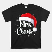 Mrs Claus Christmas Couples Matching His And Her Pajama Shirt