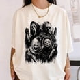 thumbnail image 2 of HD HANDICHI DESIGN Unisex Vintage Slasher Icons Cotton Crew Neck T-Shirt, 2 of 5