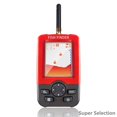 thumbnail image 2 of Portable Wireless Fish Finder With 100m Range - Smart Sonar Sensor, 0.6-45m Depth, 90° Beam Angle, LCD Display For Lake Sea Ice Fishing,RED English, 2 of 20